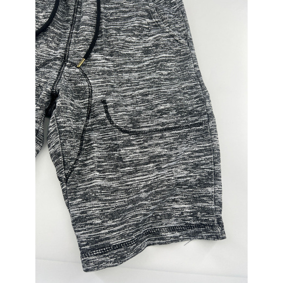 Athletic Shorts Mens Small Black Gray Drawstring Sportswear Loungewear Active - Picture 3 of 8